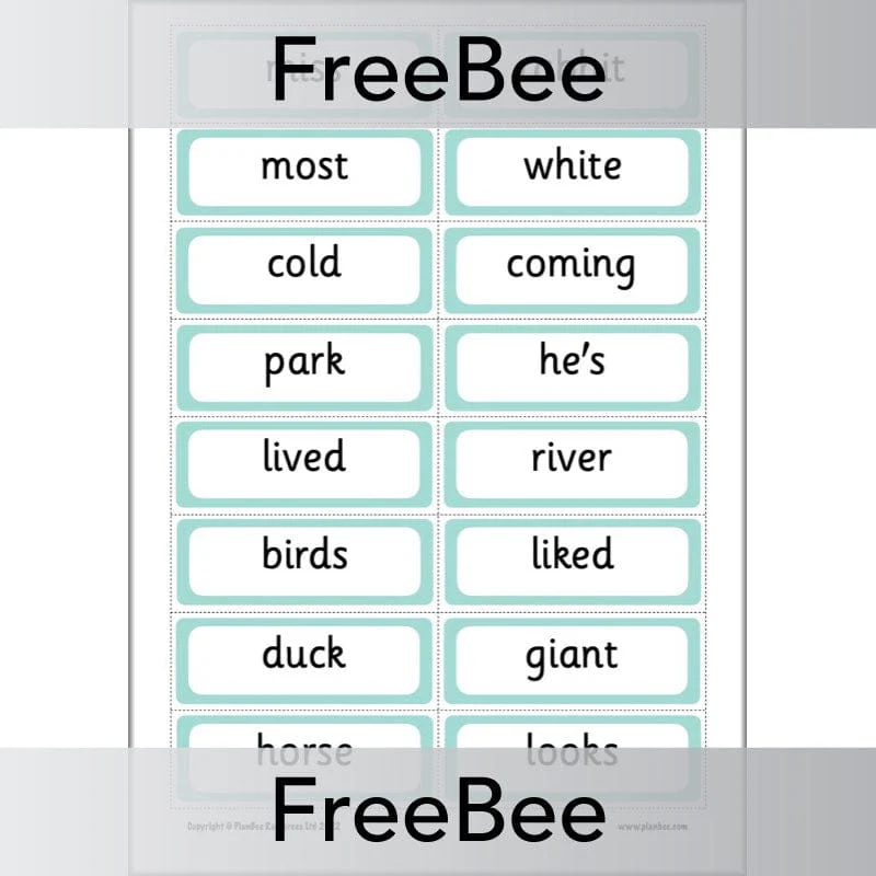 200 High Frequency Words Flashcards - Image 12