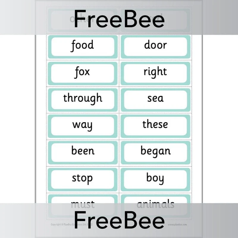 200 High Frequency Words Flashcards - Image 4