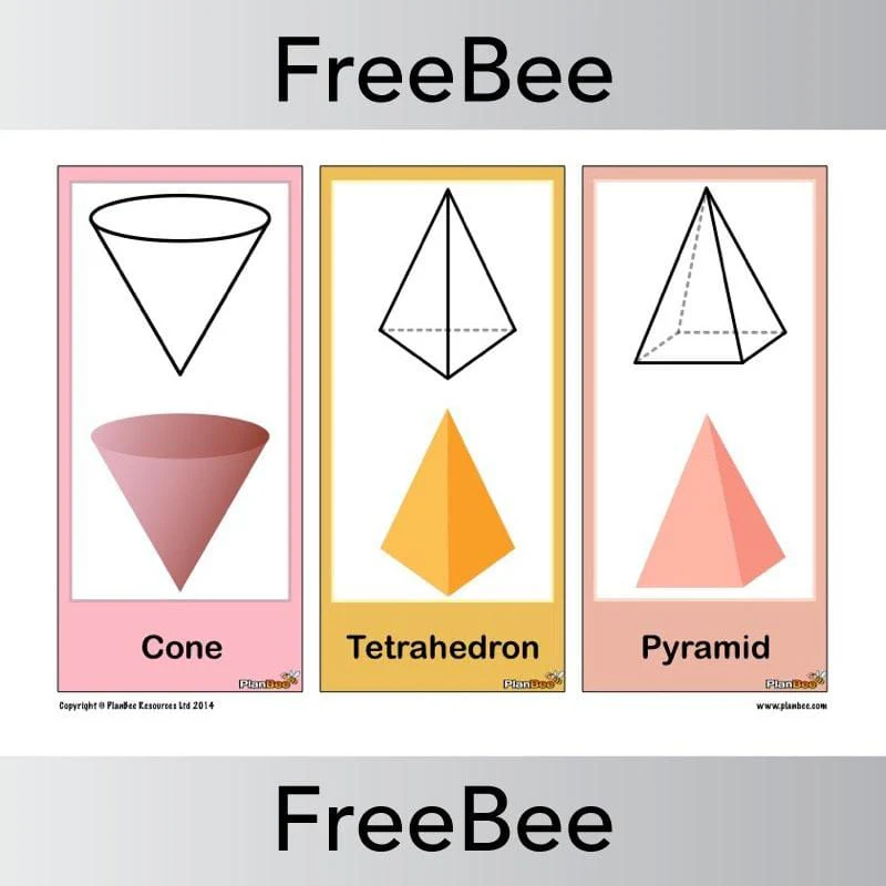 3D Shape Cards - Image 2