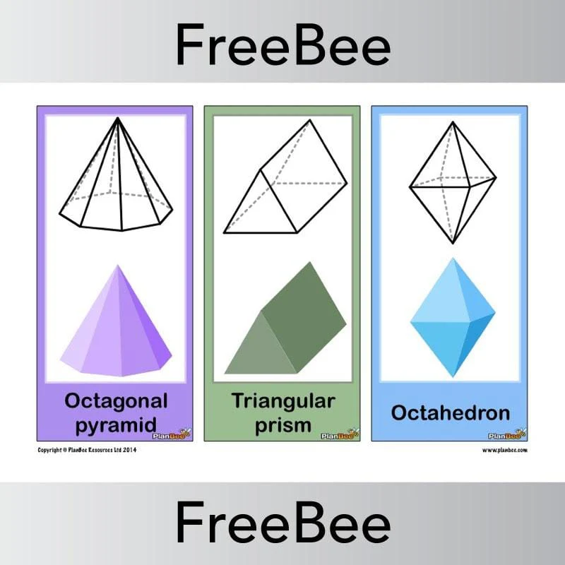 3D Shape Cards - Image 3