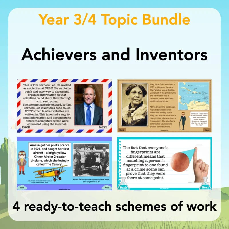 Achievers and Inventors Topic Bundle