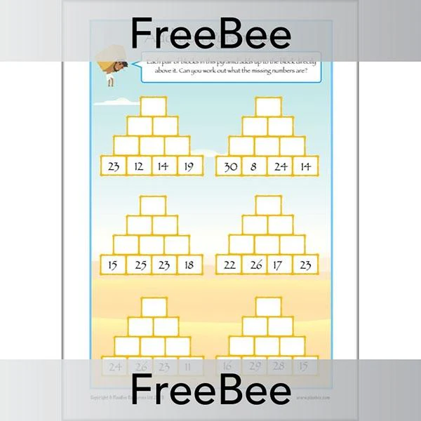 Addition Pyramids - Image 2