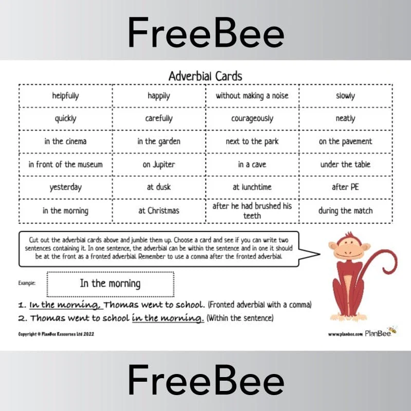 Adverbial Cards