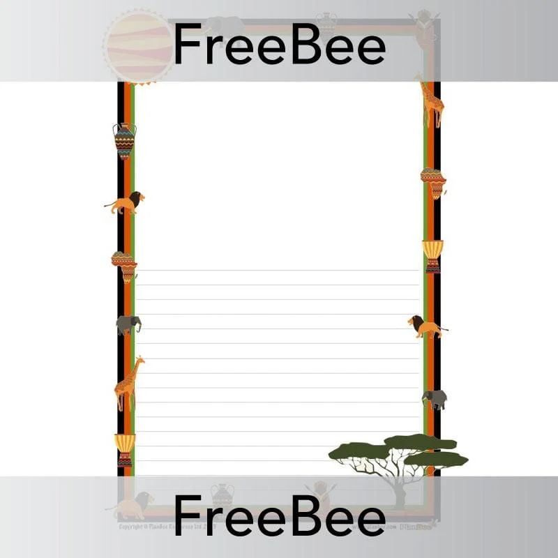 African Art Writing Frame - Image 4