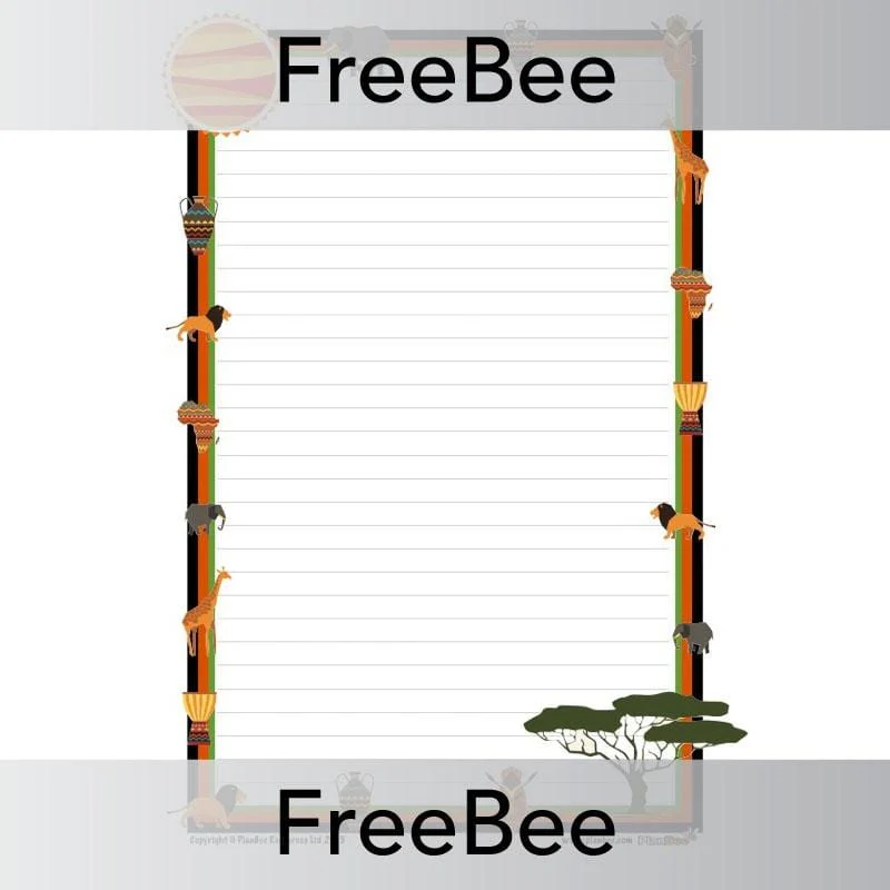 African Art Writing Frame - Image 6
