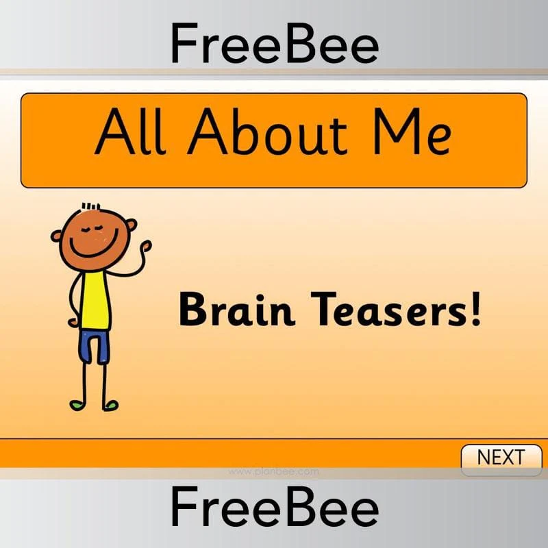 All About Me Brain Teasers - Image 3