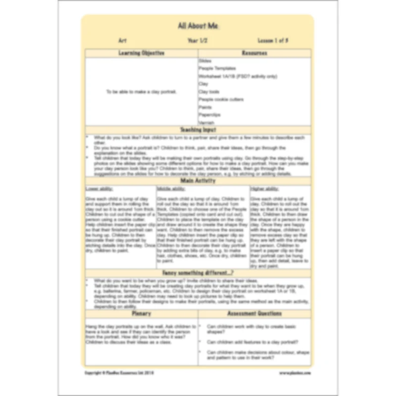 All About Me Topic Enrichment Pack - Image 21