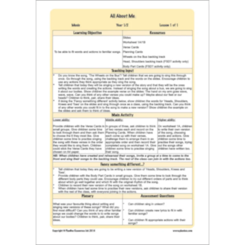 All About Me Topic Enrichment Pack - Image 23