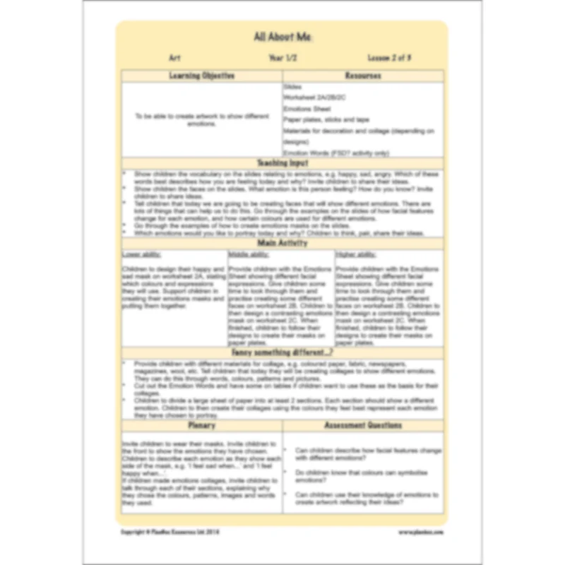 All About Me Topic Enrichment Pack - Image 39