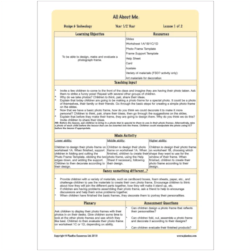 All About Me Topic Enrichment Pack - Image 55