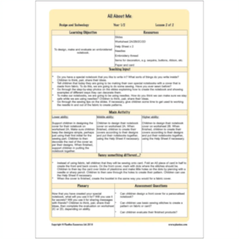 All About Me Topic Enrichment Pack - Image 63
