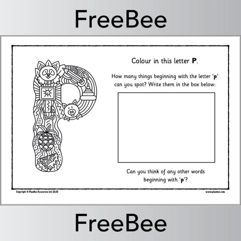 Alphabet Colouring Pages - Image 16