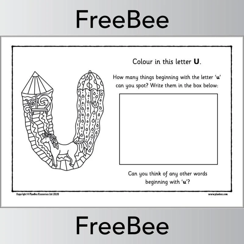 Alphabet Colouring Pages - Image 21