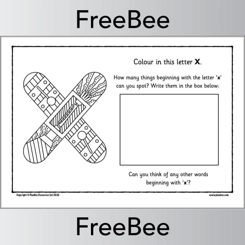 Alphabet Colouring Pages - Image 24