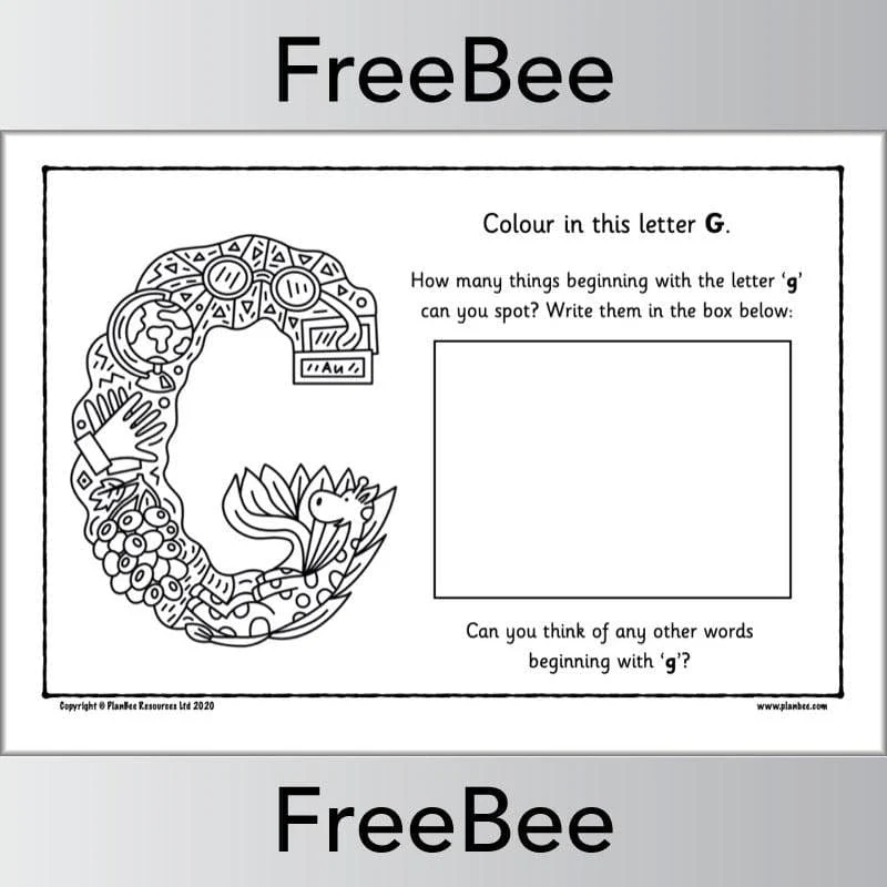 Alphabet Colouring Pages - Image 7