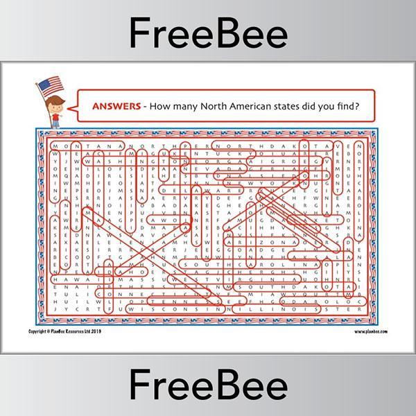 American States Word Search - Image 3