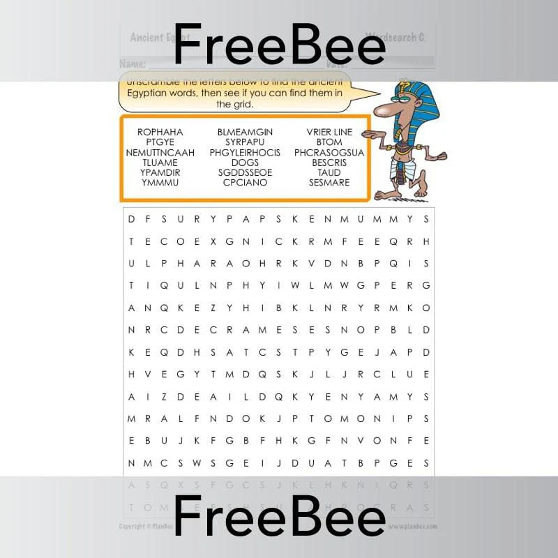 Ancient Egypt Word Search - Image 4