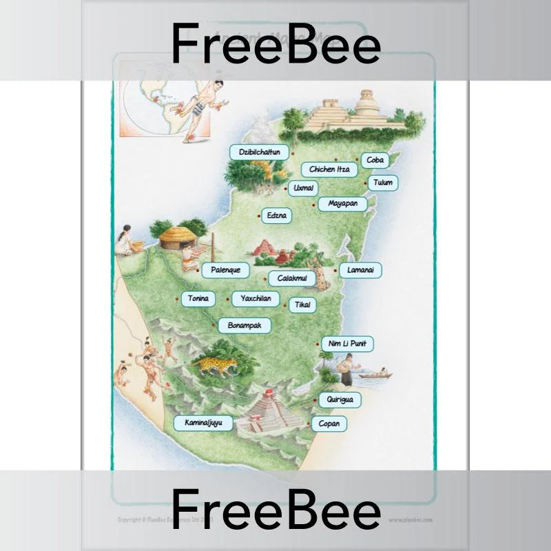 Ancient Maya Map