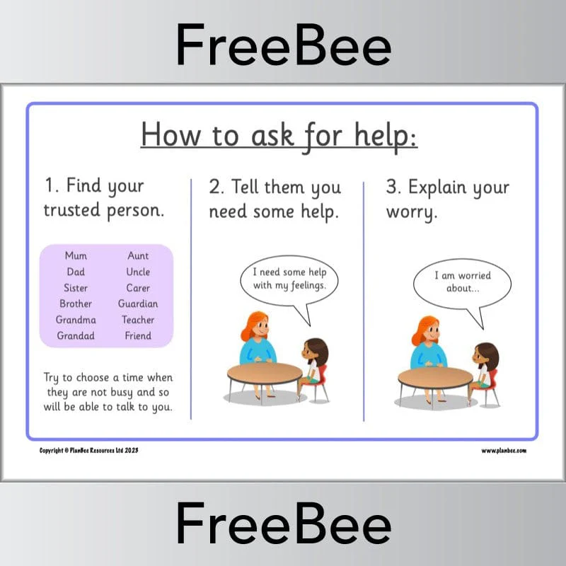 Asking for Help Poster