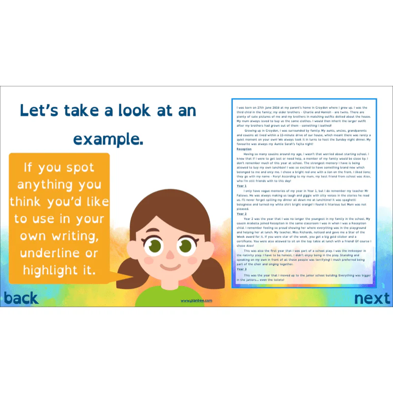 Autobiography KS2 - Image 10