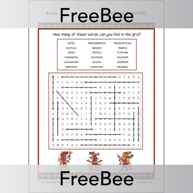 Aztecs Word Search - Image 4