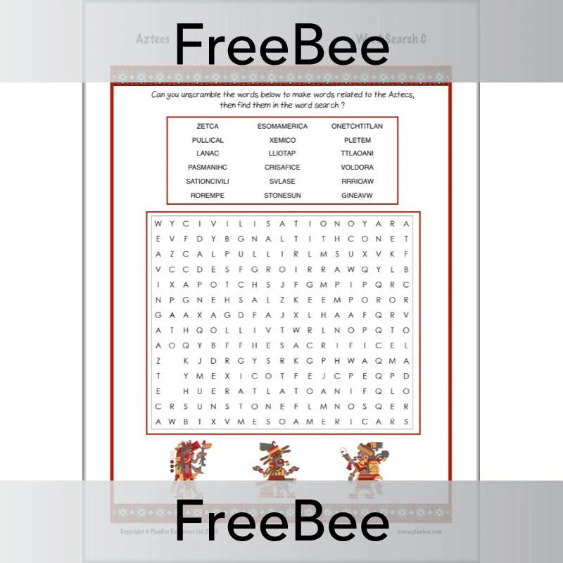 Aztecs Word Search - Image 5