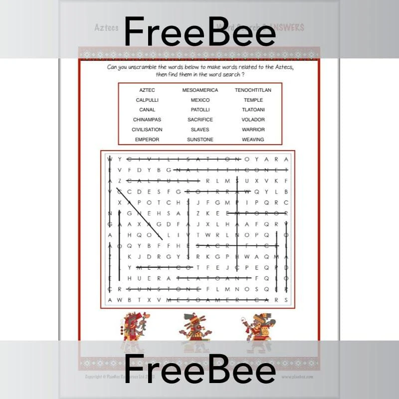 Aztecs Word Search - Image 6