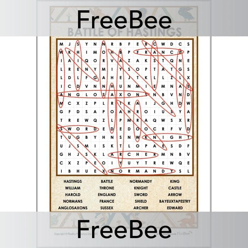 Battle of Hastings Word Search - Image 2