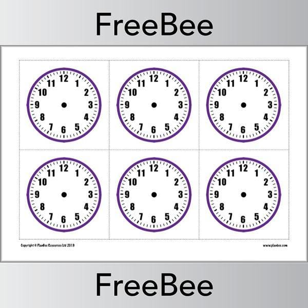 Blank Clock Faces