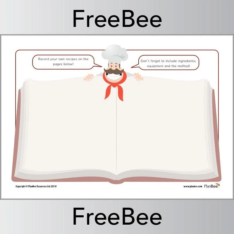 Blank Recipe Book Sheet - Image 2
