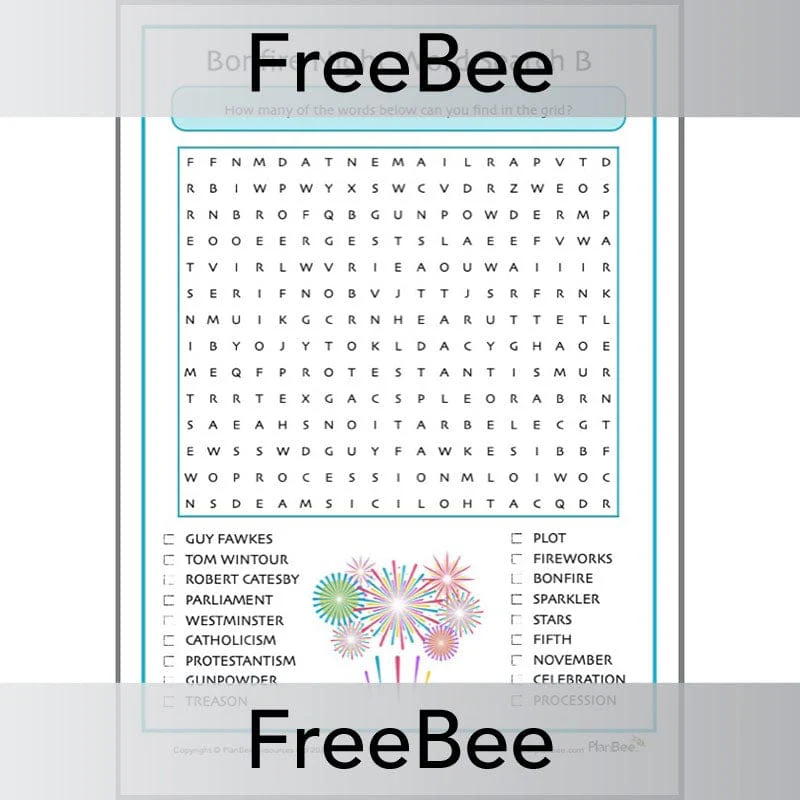 Bonfire Night Word Search - Image 3
