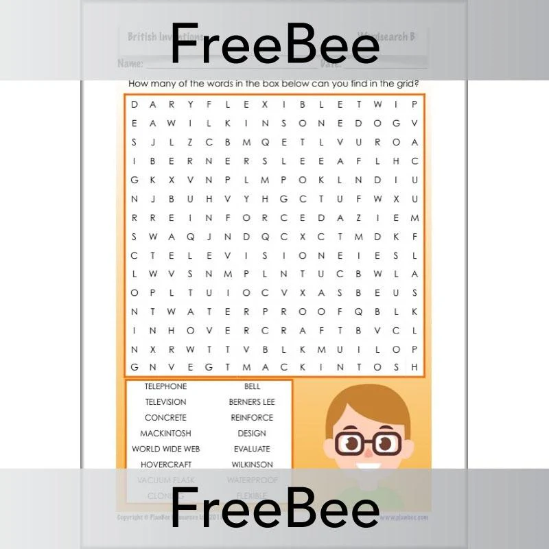British Inventions Word Search - Image 3