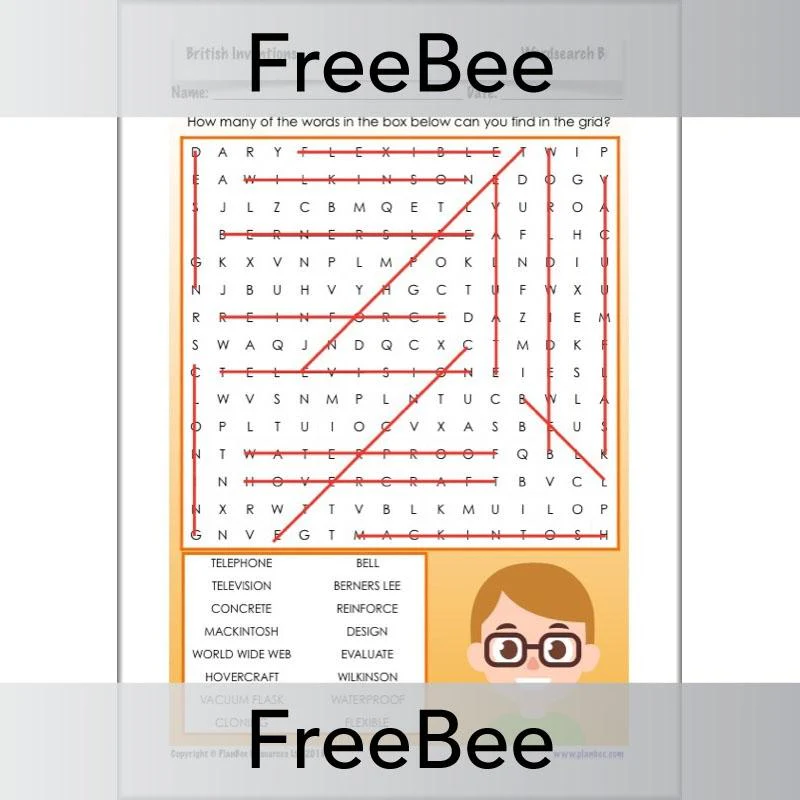 British Inventions Word Search - Image 4