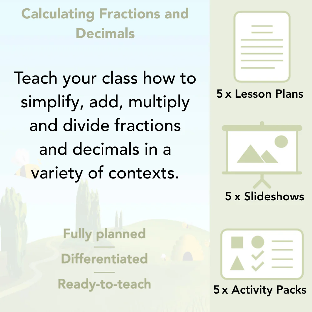 Calculating Fractions and Decimals - Image 2