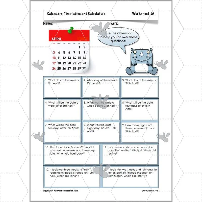 Calendars, Timetables and Calculators - Image 30