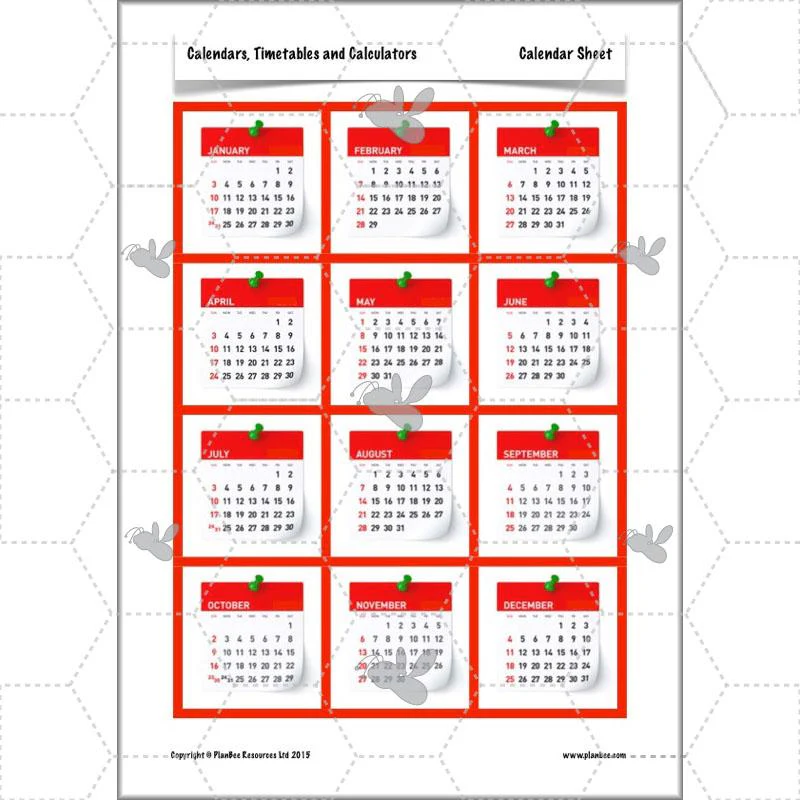 Calendars, Timetables and Calculators - Image 32
