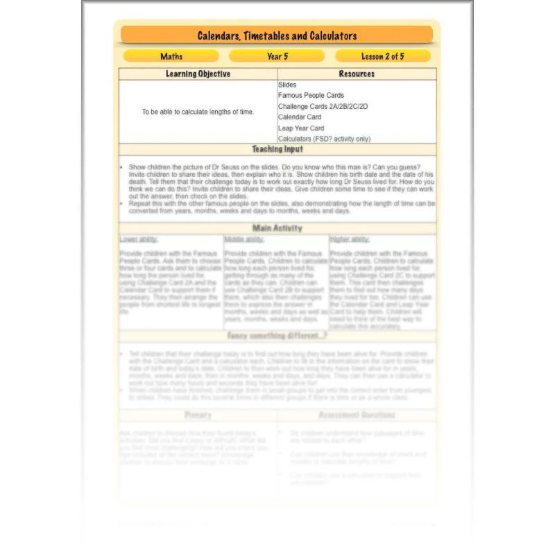 Calendars, Timetables and Calculators - Image 39