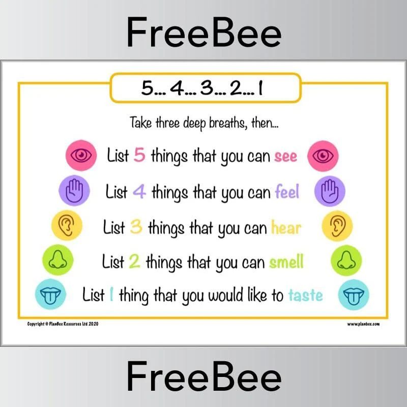Calming Techniques for Kids Posters - Image 6