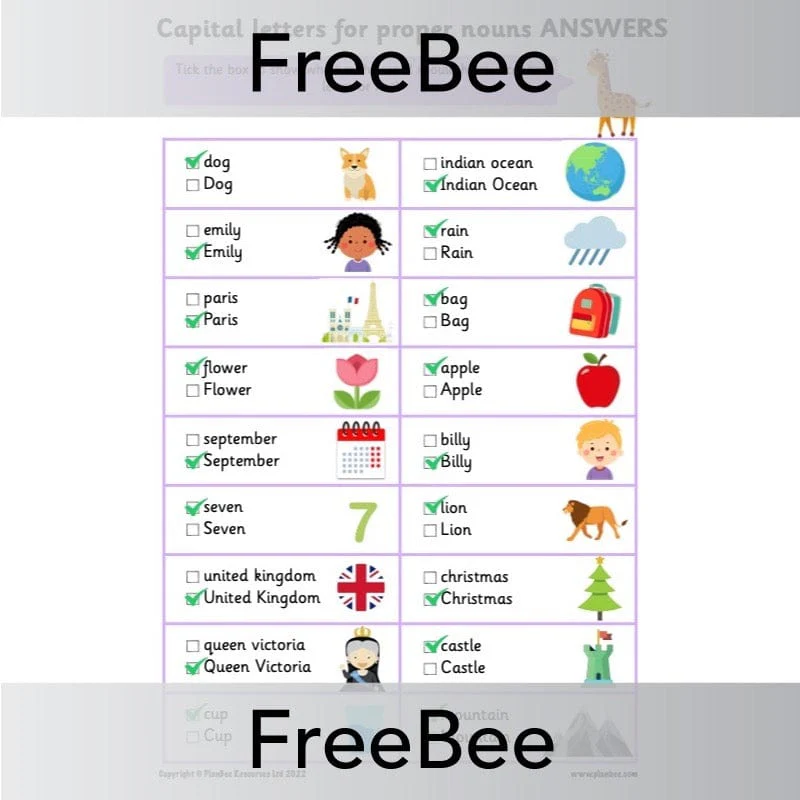 Capital Letters and Full Stops Worksheets - Image 2