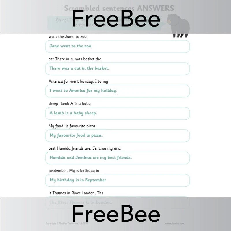 Capital Letters and Full Stops Worksheets - Image 4