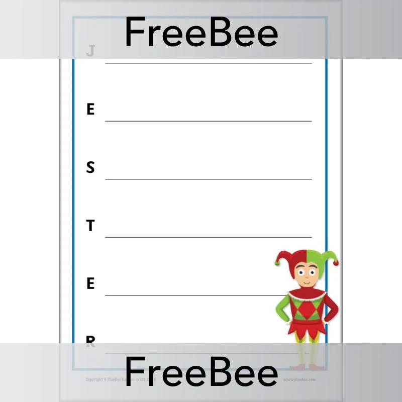 Castle Acrostic Poem Template - Image 5
