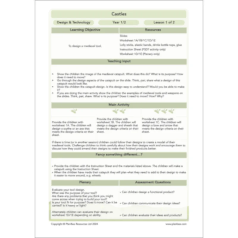 Castles Topic Enrichment Pack - Image 25
