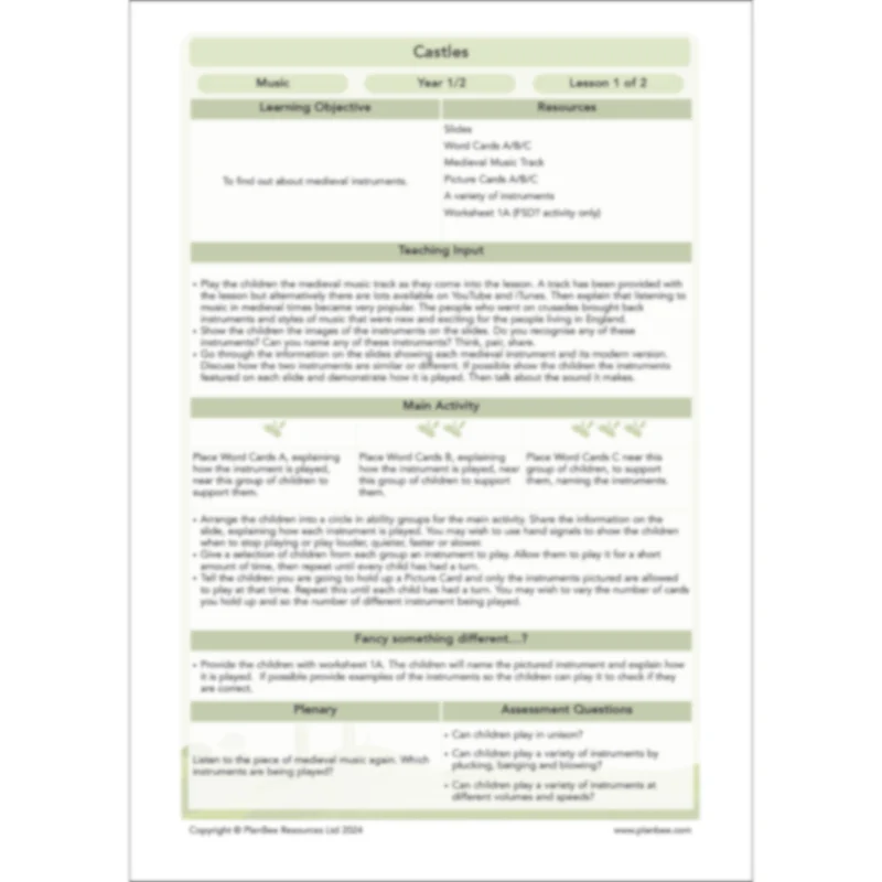 Castles Topic Enrichment Pack - Image 74