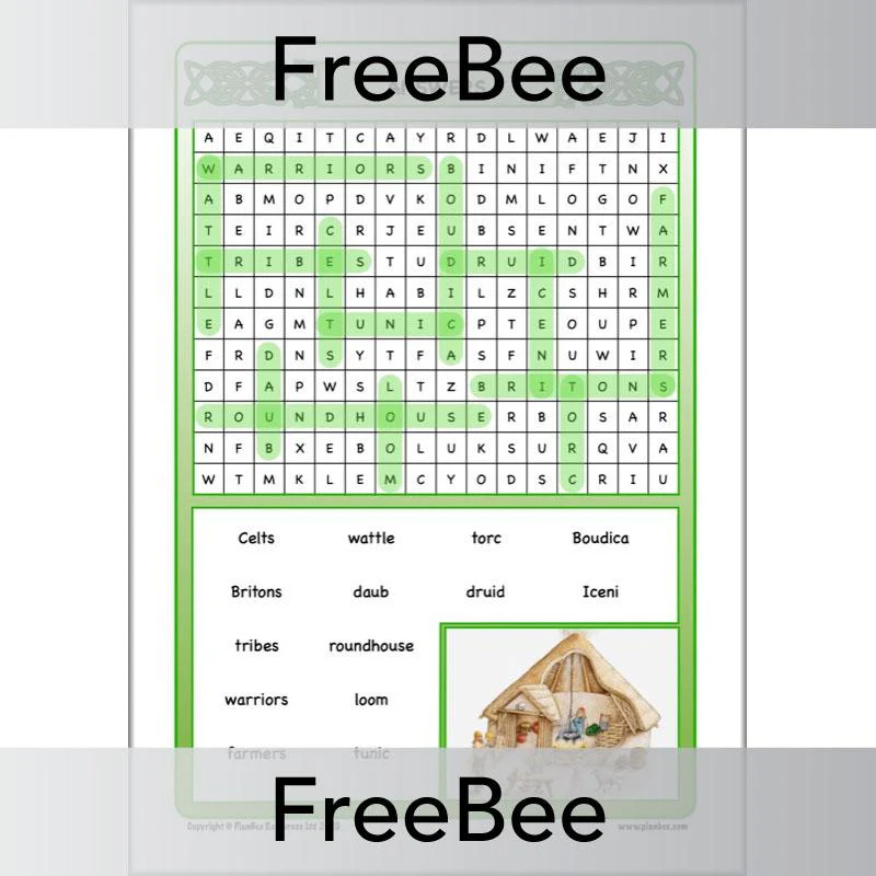 Celts KS2 Word Search - Image 2