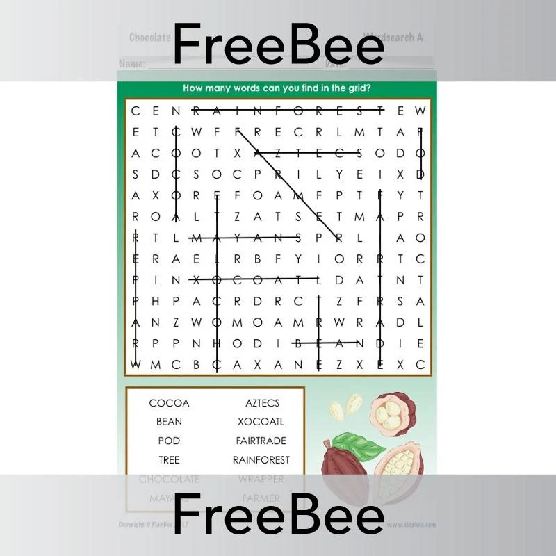 Chocolate Word Search - Image 3