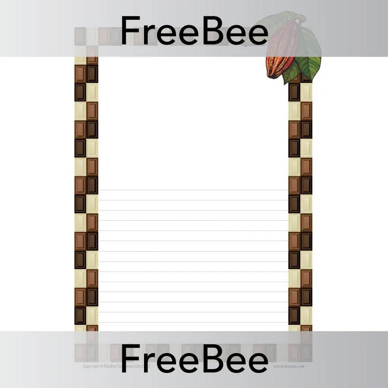 Chocolate Writing Frame - Image 2