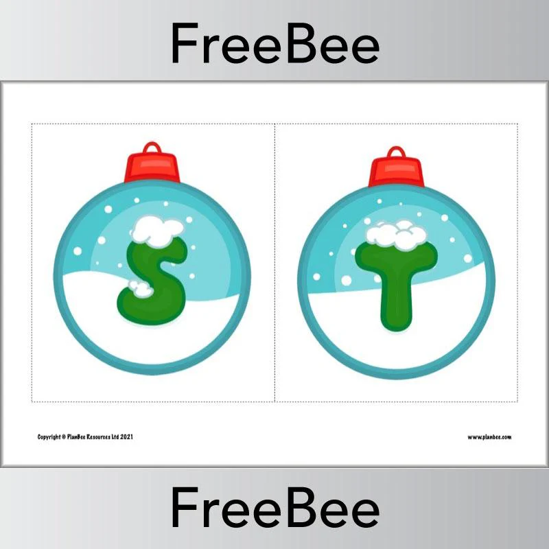 Christmas Alphabet Display Pack - Image 10