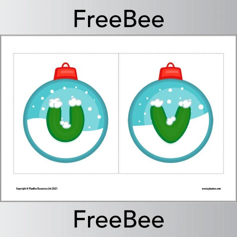 Christmas Alphabet Display Pack - Image 11