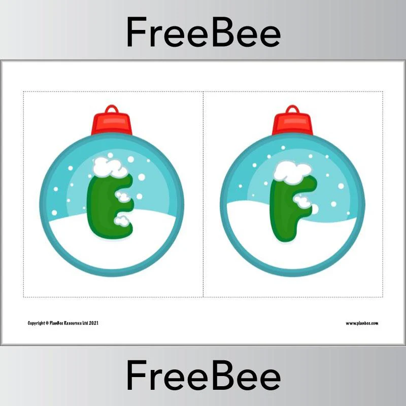 Christmas Alphabet Display Pack - Image 3
