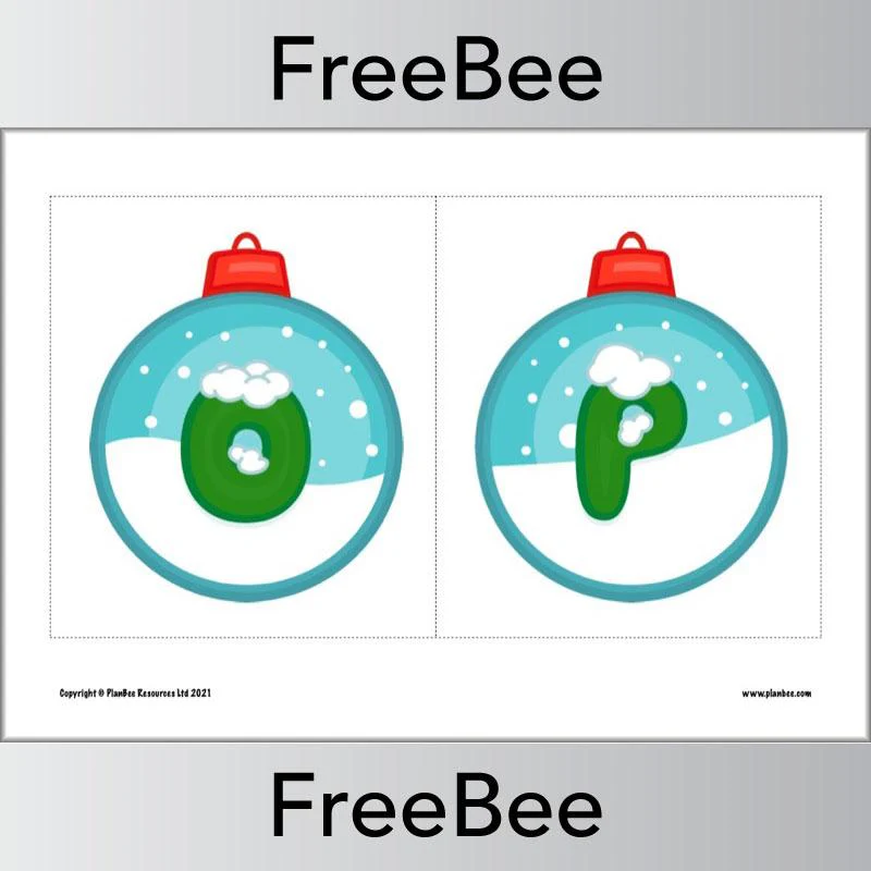 Christmas Alphabet Display Pack - Image 8